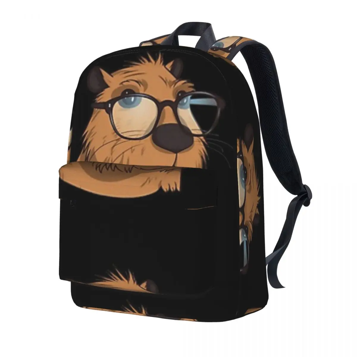 

Capybara Is My Spirit Animal Backpacks Large Capacity Student School Bag Shoulder Bag Laptop Rucksack Casual Travel Rucksack