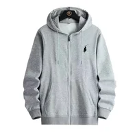 Chaqueta Deportiva Hombre con Capucha Cremallera Otoño Invierno