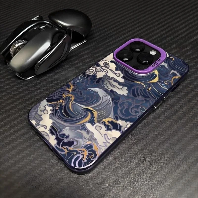 Classic Japanese Style Waves Phone Case