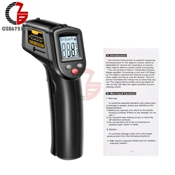 Advanced Digital Infrared Precision Thermometer with Laser Guidance (Black)