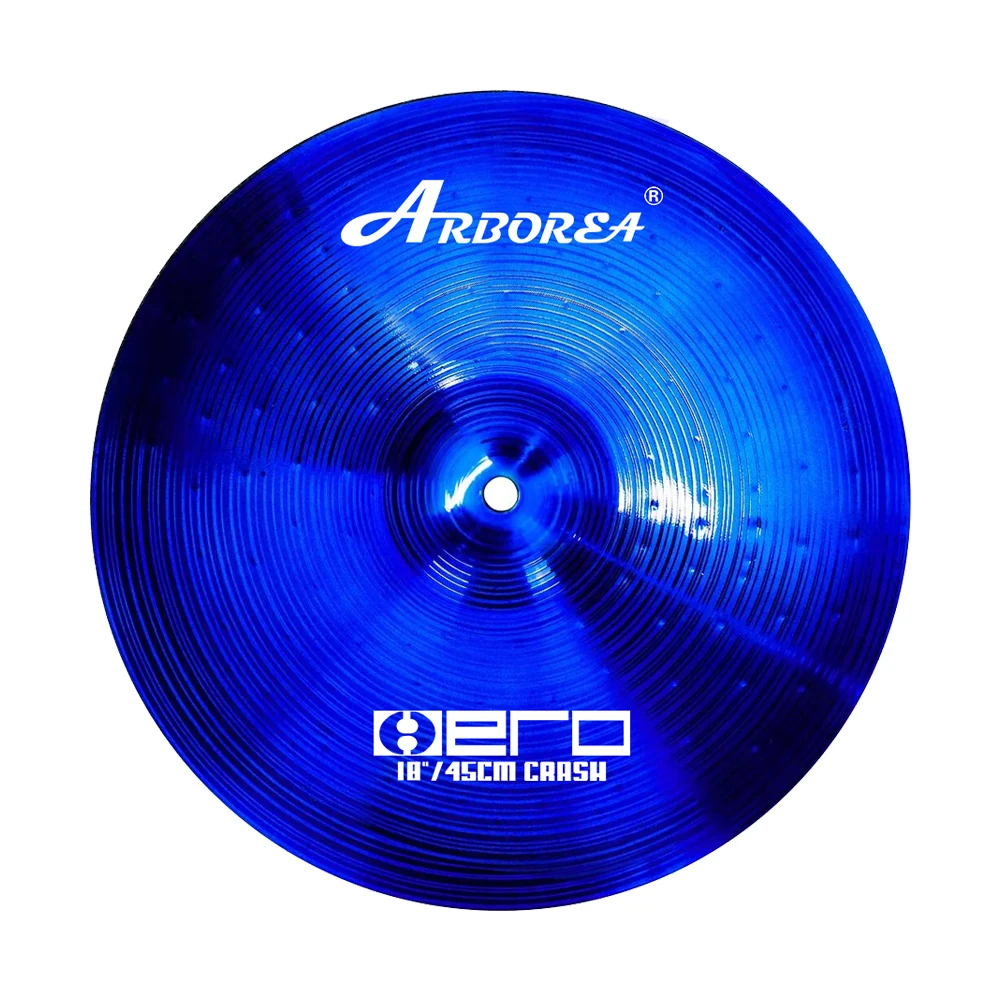 Arborea Blue Alloy Cymbal Set 14''hihat+16''crash+18''crash+20''ride+Free Cymbal Bag