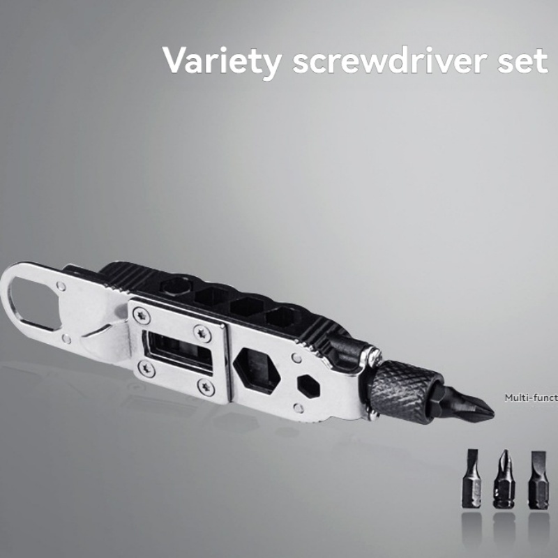 Multi purpose screwdriver set, multifunctional tools, mini tool pen, outdoor magic screwdriver with light