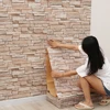 70cmx1/2/3/5/10m 3D Paper Wall Adhesive Living Room PVC Self-adhesive Panels Home Decoration Wallpapers Waterproof Wall Stickers 1