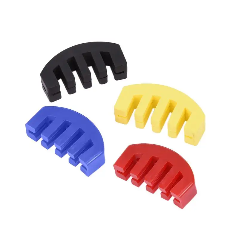 

Violin Mute Part Rubber Violin Mute Silencer for 4/4 3/4 1/2 Violino Practice Accessories Colorful Rubber Mute Mute