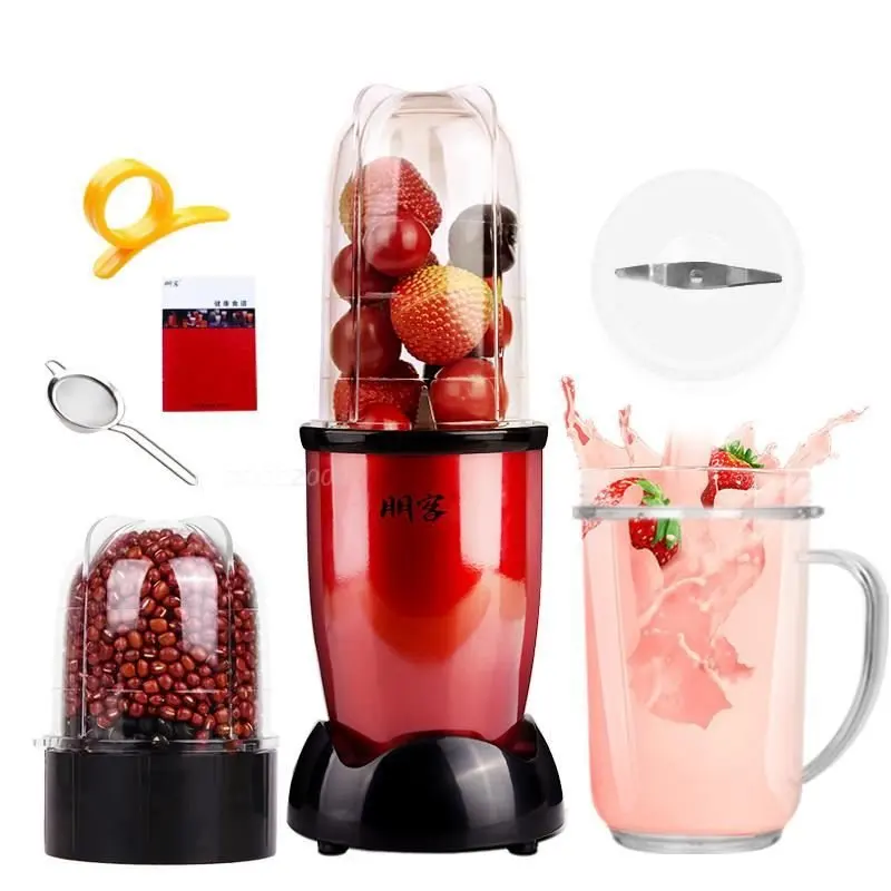 Portable Electric juicer Blender Baby Milkshake Mixer Meat Grinder Multifunction Fruit Maker Machine EU US - AliExpress
