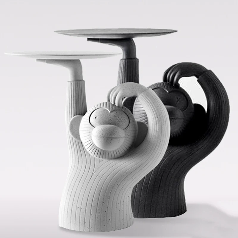 

Unique Cute Side Table Nordic Plastic Minimalist Modern Decor Small Living Room Coffee Table Aesthetic Design Muebles Furniture