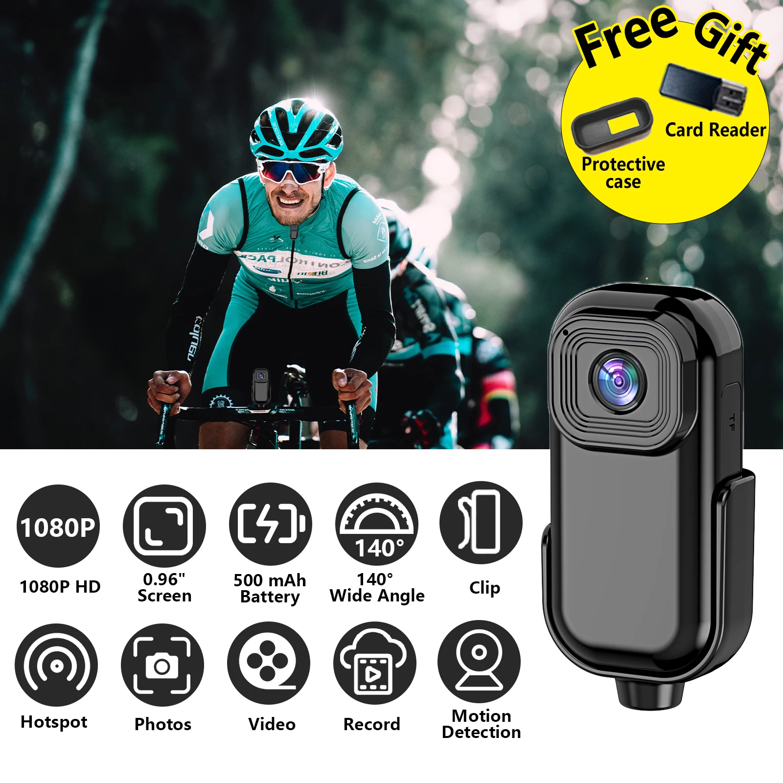 1080P Mini Camera Portable Small Digital Video Recorder Police Body Cam Infrared Night Vision Miniature Camcorder L11