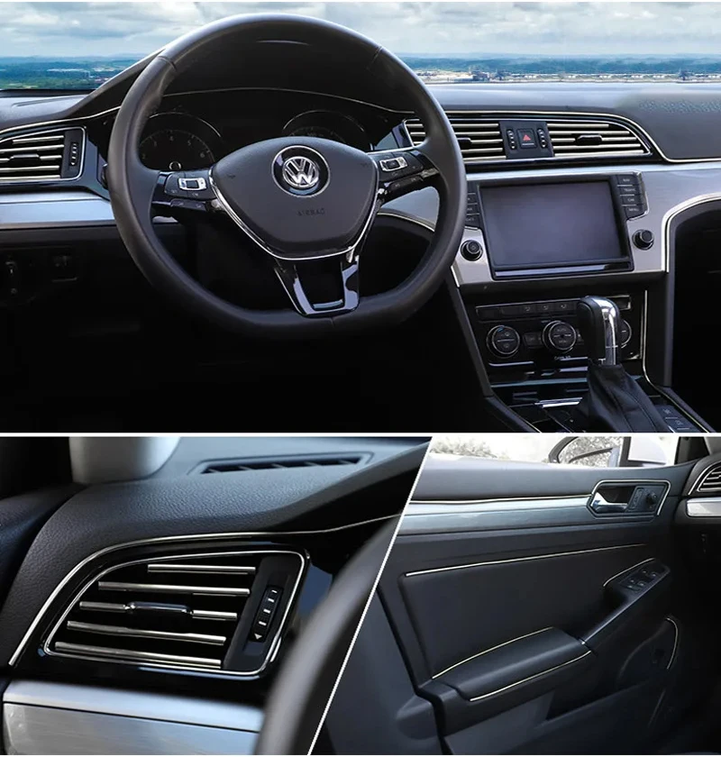5M/3M Auto Moulding Dekoration Flexible Streifen Innen Auto Leisten Abdeckung Trim Dashboard Tür Edgein Auto-styling Universal ﻿ – Detail 10