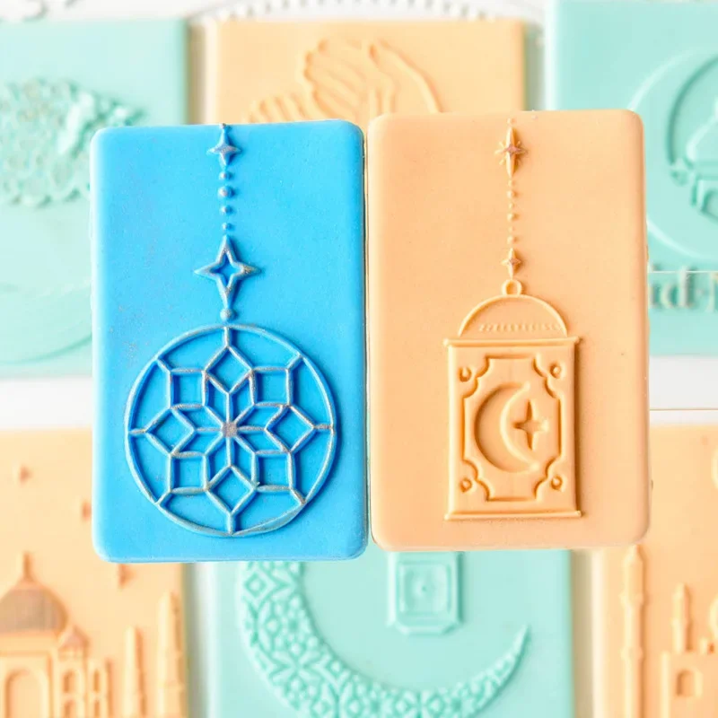 Cookie Cutter baking mold cookie mould fondant cutter baking decorating tools pastry cutter Eid Mubarak Cake Decorating Tools Ramadan Cookie Press Stamp Embosser Biscuit Cutter Fondant Sugarcraft Cookie Cutters Mold