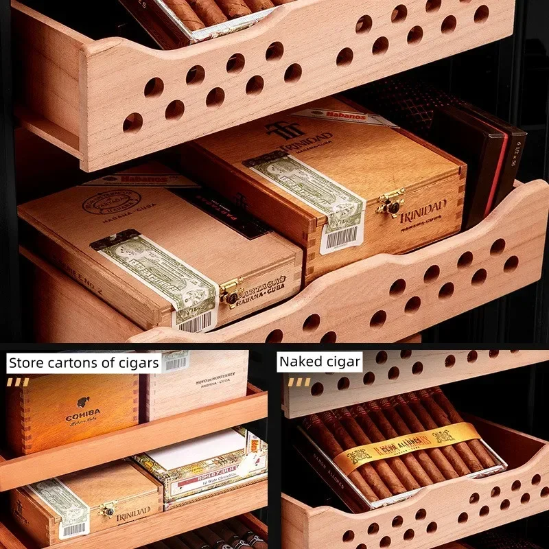 Cigar Cabinet Constant Temperature And Humidity Intelligent Variable Frequency Household Constant Temperature Wine Cabinet