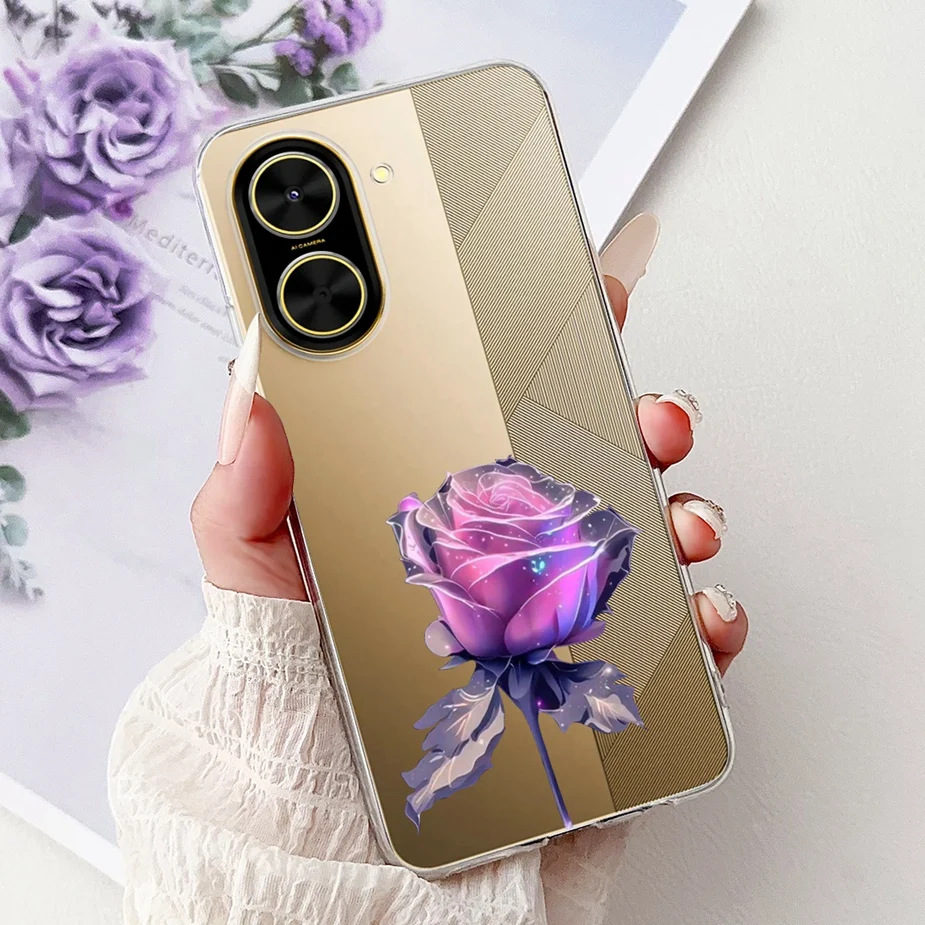 Luxury Painted Soft Silicone Phone Case - Artistic Design Cover
