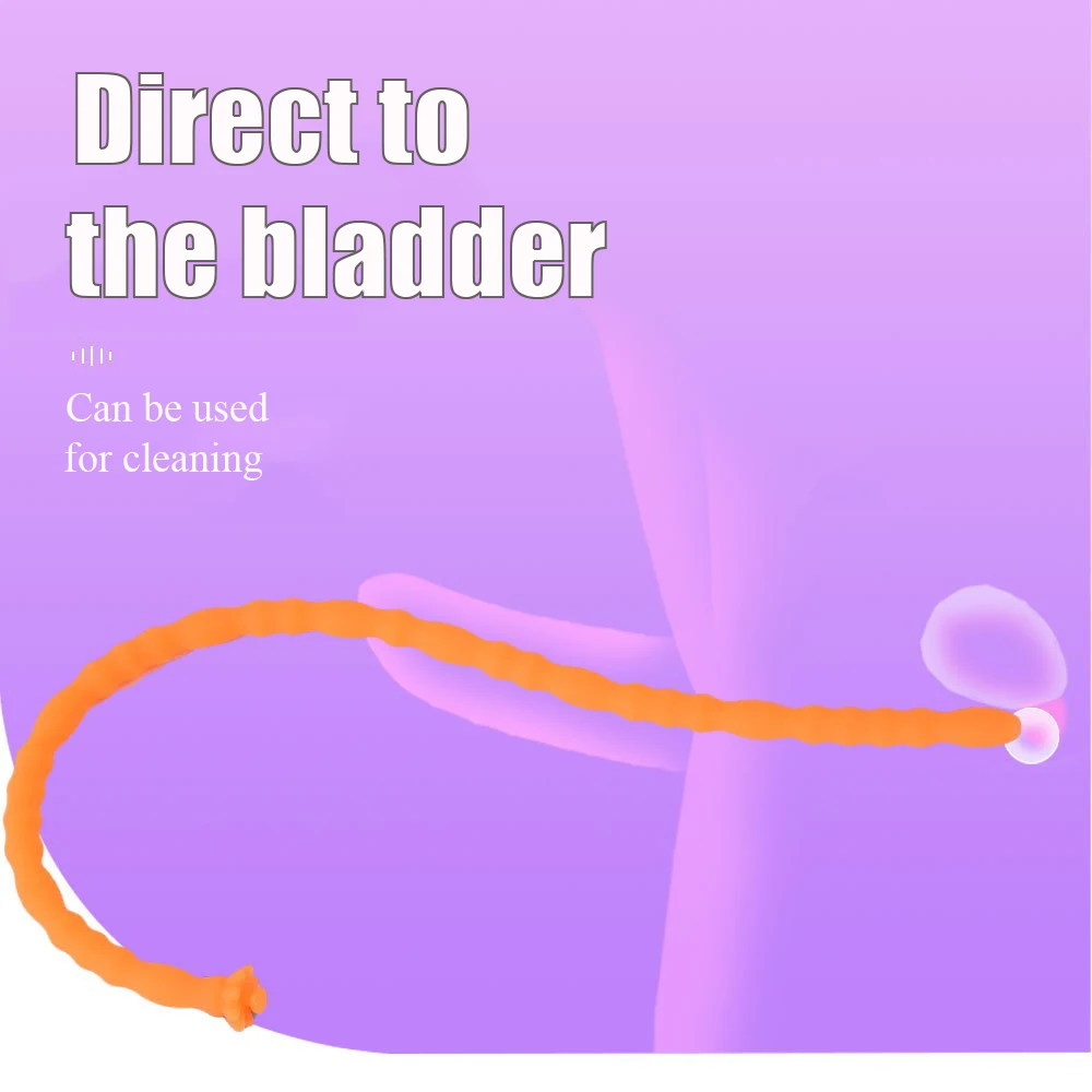 Penis Sex Toys 1pcs Silicone Hollow Horse Eye Stick Expand Urethra Blockage Stimulate Plunger Masturbation Male Adult