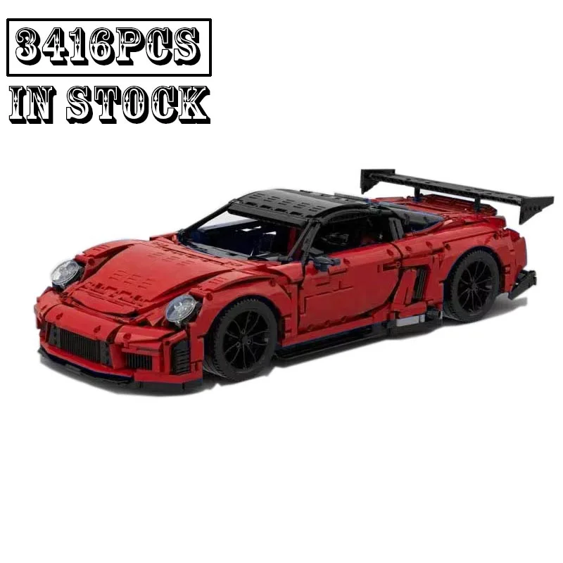 

New MOC 1:8 Scale 9ff GT9-R Supercar Racing Car Vehicle Sport Model Fit 42056 Building Blocks Kid Educational Toy Birthday Gifts