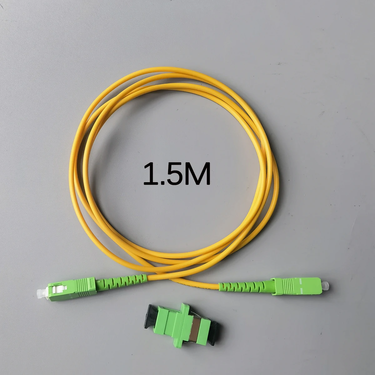 الألياف البصرية التصحيح كابل 1.5 متر/2 متر/3 متر/5 متر/10 متر/15 متر/20 متر/30 متر SC/APC-SC/APC وضع واحد تمديد سلك FTTH كابل محول مجاني