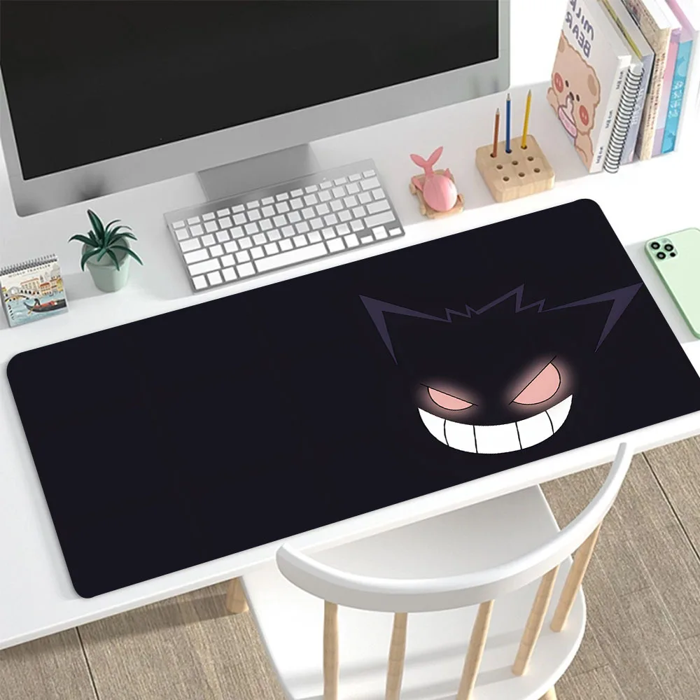 Horrible Cartoon Monster Pattern Large Gaming Mouse Pad E-Sports Office Desk Mat Keyboard Pad Non-Slip Computer Mouse Mat 3