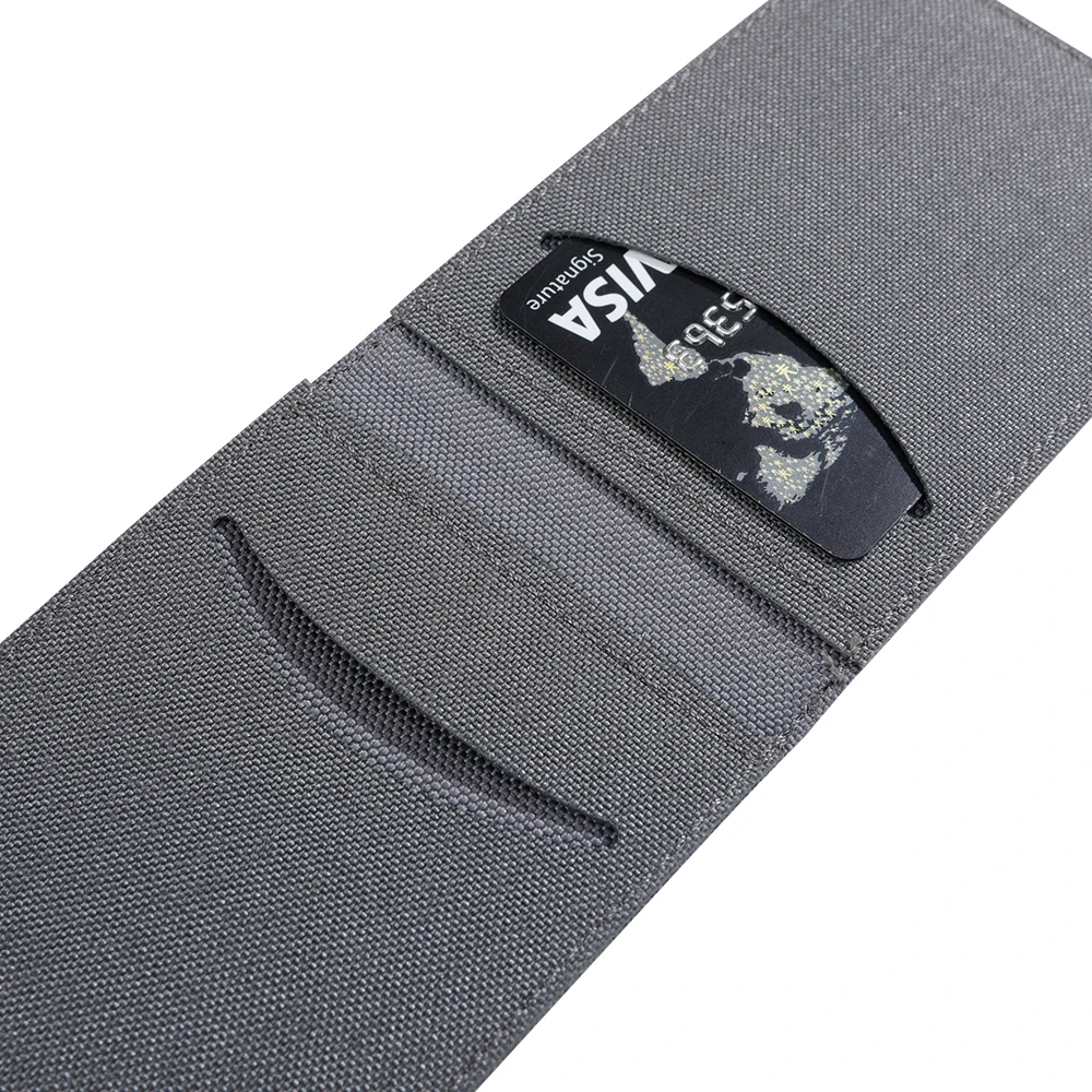 Tactical ID Credit Card Holder Back Pouch Mini Wallets Pocket Pocket Case Protective Cover Foldable for Men and Women