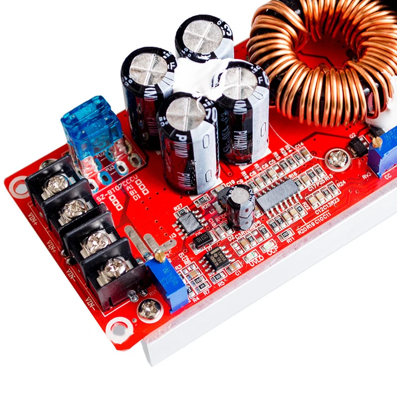 1200W DC 컨버터 부스트 자동 스텝 업 전원 공급 장치 모듈, 20A, 40A 전압 부스트