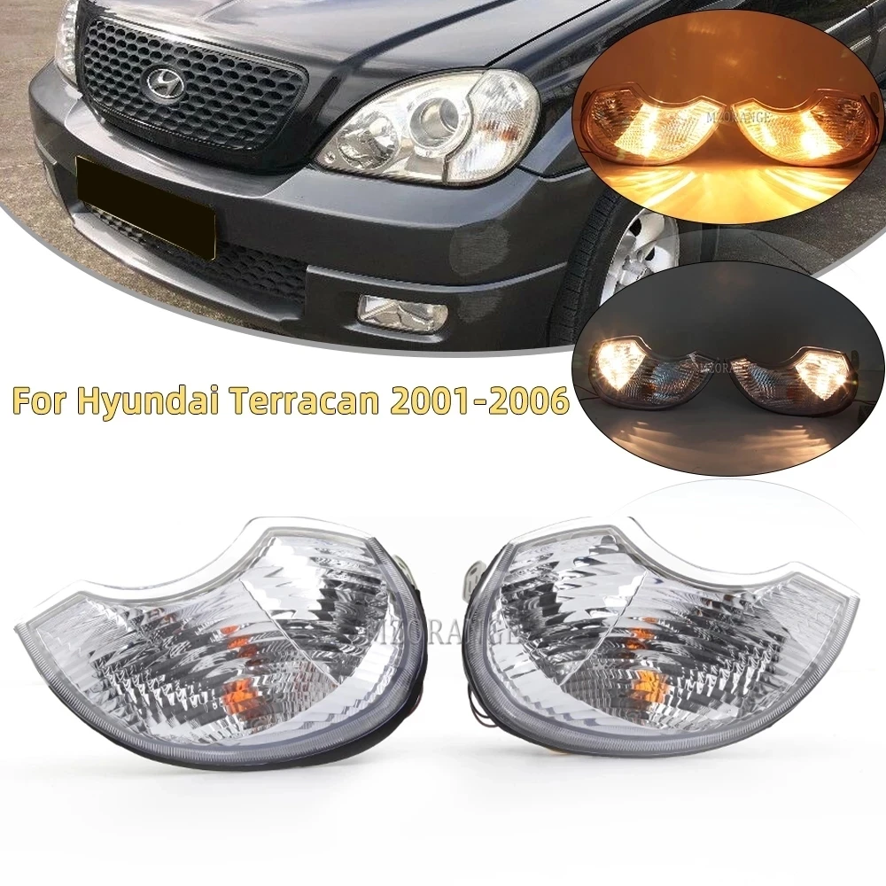 Front Corner Signal Lights Headlights For Hyundai Terracan 2001 2002