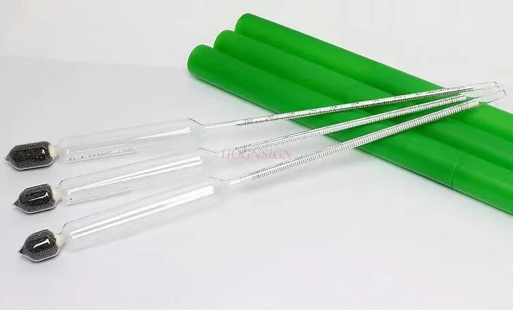 Density meter, hydrometer, liquid high-precision gasoline glass float meter, concentration measurement