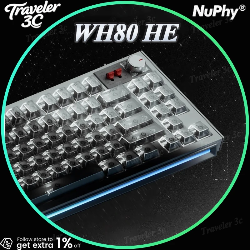NuPhy WH80 HE Customized Gaming Keyboard Hall Effect Switch