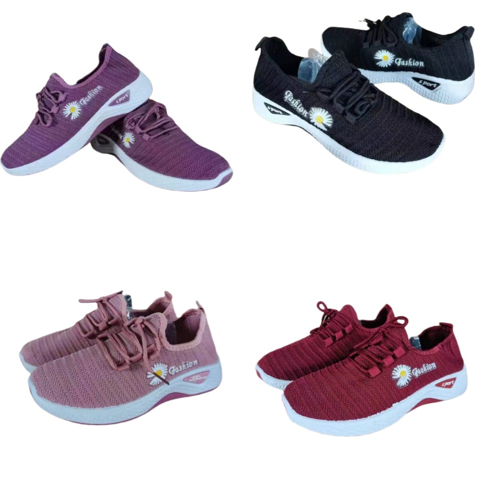 2025 NEW Fashionable Women Coconut Shoes Breathable Mesh Lightweight Sports Shoes Soft Soled Casual Flats