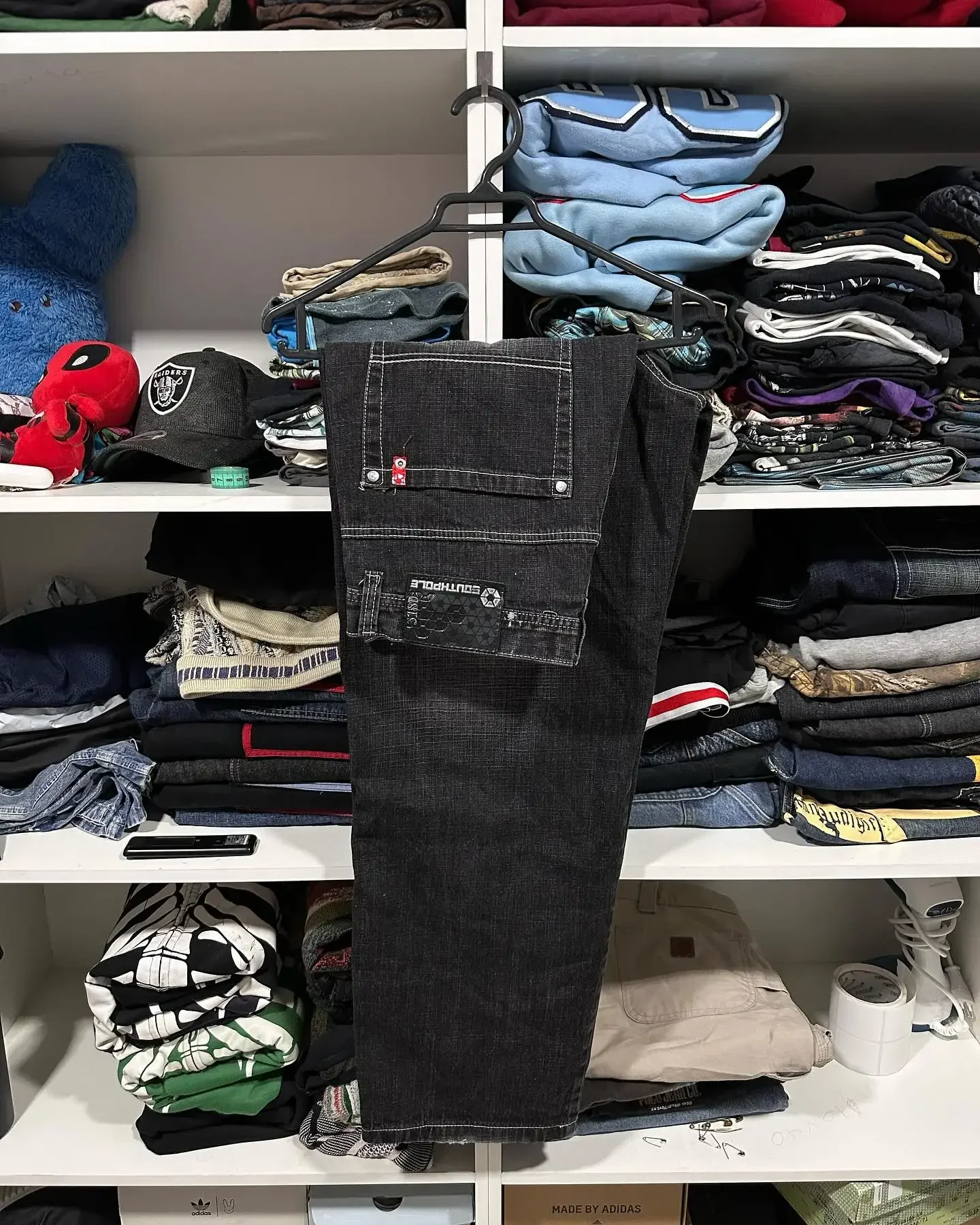 Y2K Vintage Harajuku Washed Denim Jeans American New Hip Hop Jeans Men Street Gothic Trendy Casual High Waisted Wide Leg Pants 5