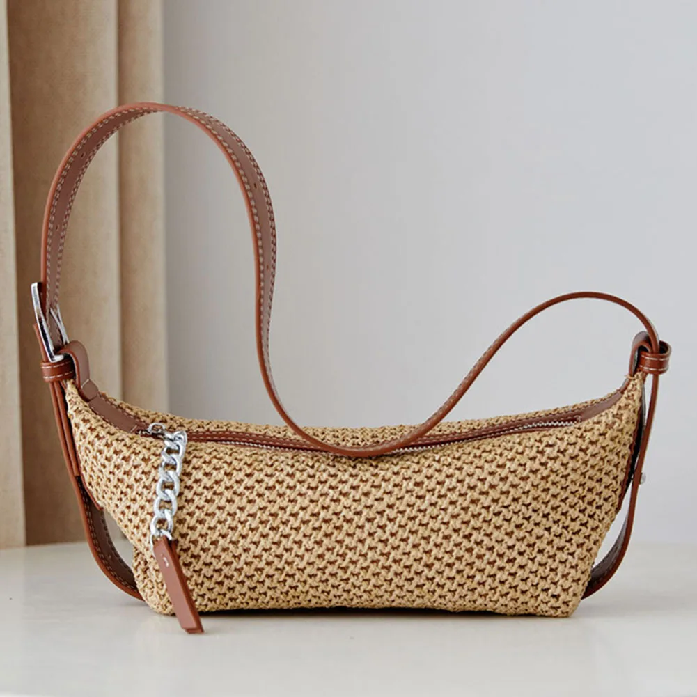 حقيبة كتف عتيقة مع حزام قابل للتعديل للنساء ، حقيب...