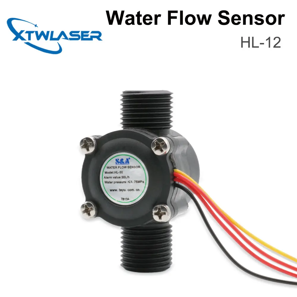 Water Flow Switch Sensor Hl30 For S&a Chiller For Co2 Laser Engraving Cutting Machine