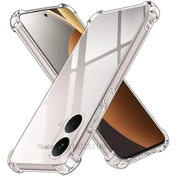 Shockproof Transparent Silicone Case - Enhanced Protection Back Cover - 10 Pieces (Transparent Case)
