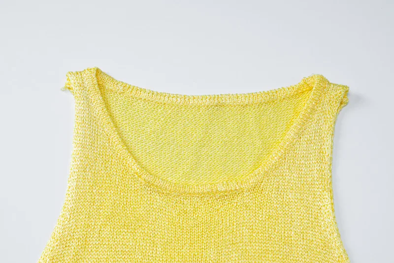 Knit Sweater 2 Piece-Set Mini Skirt For Women Pullover Sleeveless Fashion Sexy Top And Skirt Sets Solid Knitwear Outfits