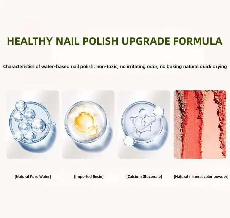 Eco-friendly Vegan Nail Polish, Non-toxic, 0.41 fl oz