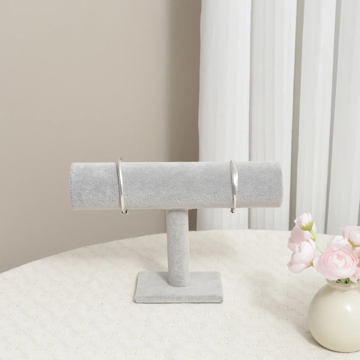 Velvet Jewelry Display Rack for Bracelet Watch Storage