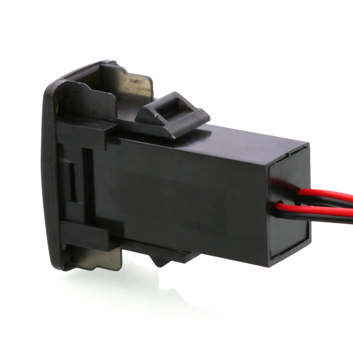 차량용 USB 어댑터, 온도 디스플레이 소켓 충전기 어댑터, DC12V 2.1A