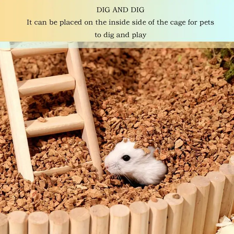 Small Animal Bedding Moisture Absorbent Natural Pet Bedding For Comfort Comfortable Habitat Decor Hamsters Cage Litter For Home