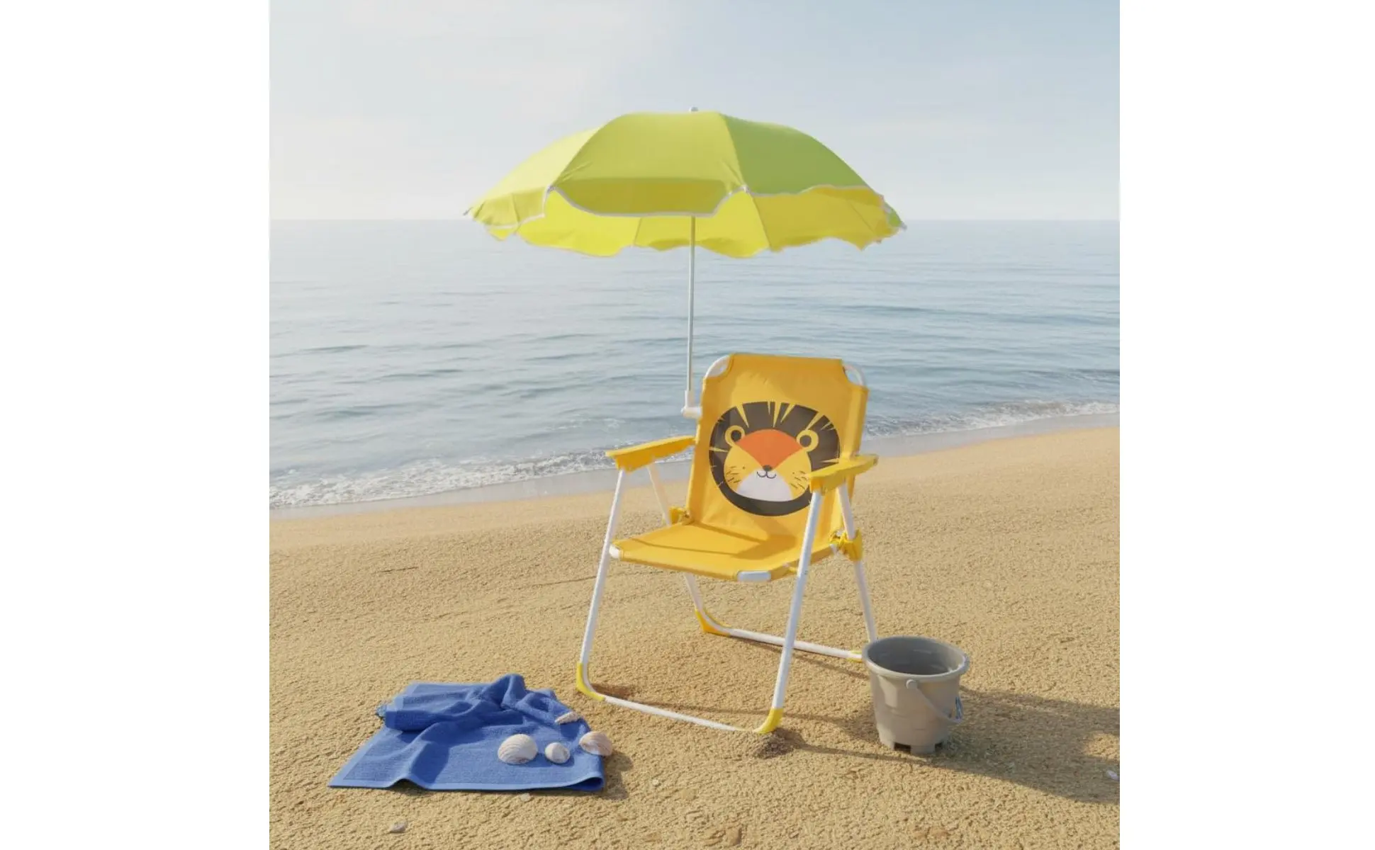 Children's Portable Chair with Sun Shade Foldable Kids Beach Chair with Umbrella Lightweight Sturdy Metal Frame for Patio Children's Portable Chair with Sun Shade Foldable Kids Beach Chair with Umbrella Lightweight Sturdy Metal Frame for Patio