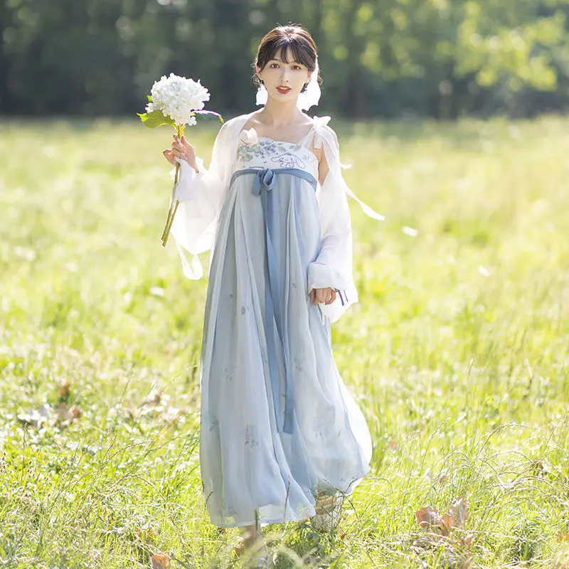 

Cinnamoroll Anime Cartoon Sanrio Hanfu Cute Kawaii Spring and Autumn Clothes Skirt Fashion Sweet Birthday Gift