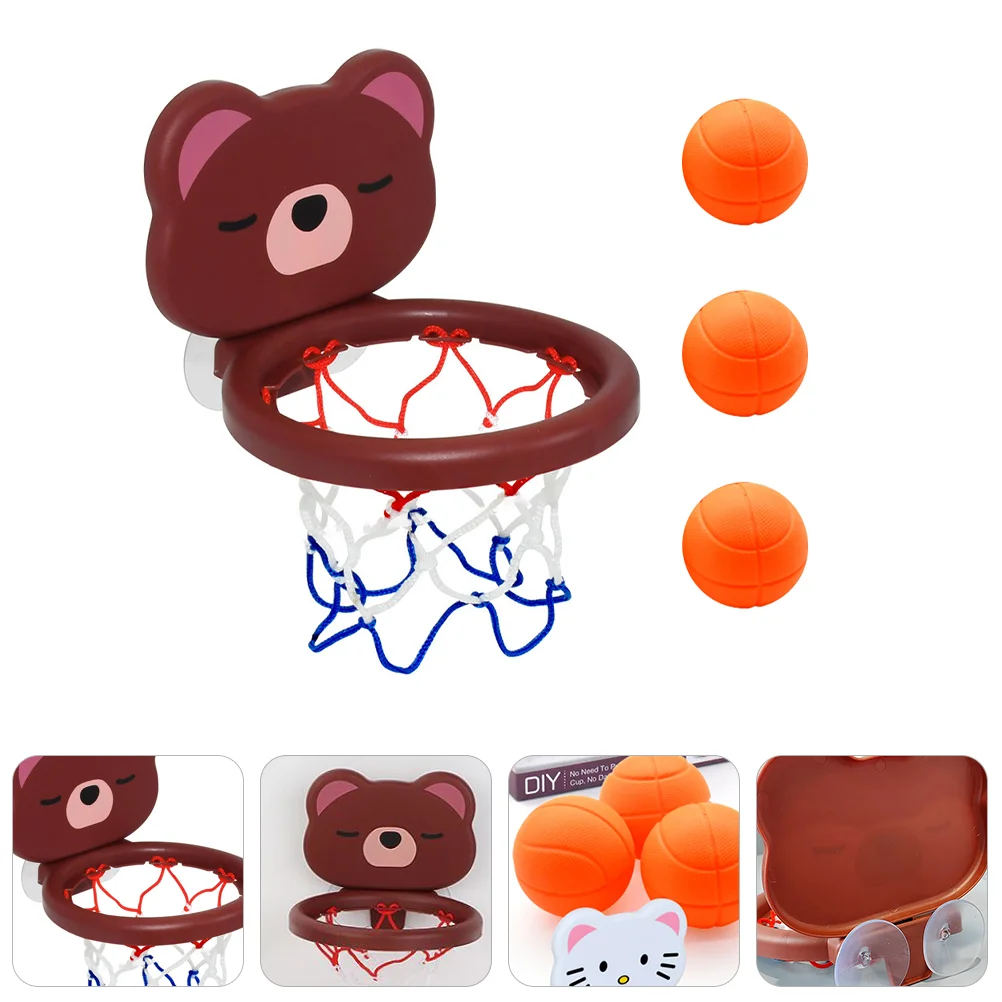 Suction Cup Basketball Hoop Toy Mini Basketball Set Indoor Toys Bathtub
