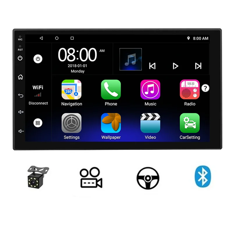 caraudiosystem7inchgpsautoradio116GUniversaltouchscreencar
