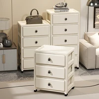 Mobile Multi-Layer Drawer Storage Cabinet,Large Capacity Bedside Table with Wheels for Bedroom/Kitchen/Living Room 3