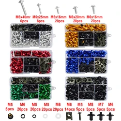 195Pcs Fairing Bolt Screws Kit Nut Clips For Yamaha YZ250F YZ250 YZ250FX YZ250X YZ450F YZ450FX YZ 250 250F 250FX 250X 450F 450FX
