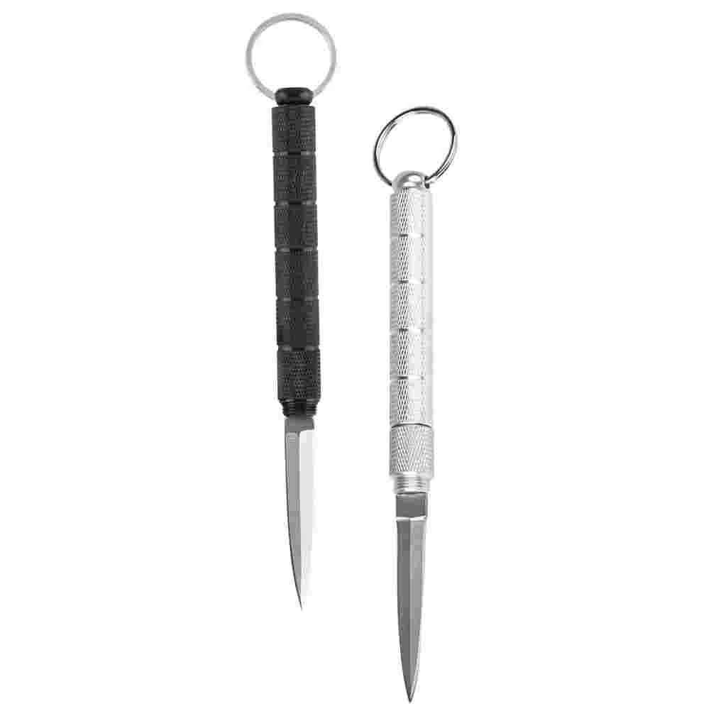 2 Pcs Tea Cone Ceremony Accessories Tool for Drinking Opening Aluminum Alloy Needle Cake Prying Culture