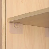 Shelf bracket adhesive nail self-adhesive wardrobe shelf bracket clip wall hanging bracket partition non punching strong bracket 2
