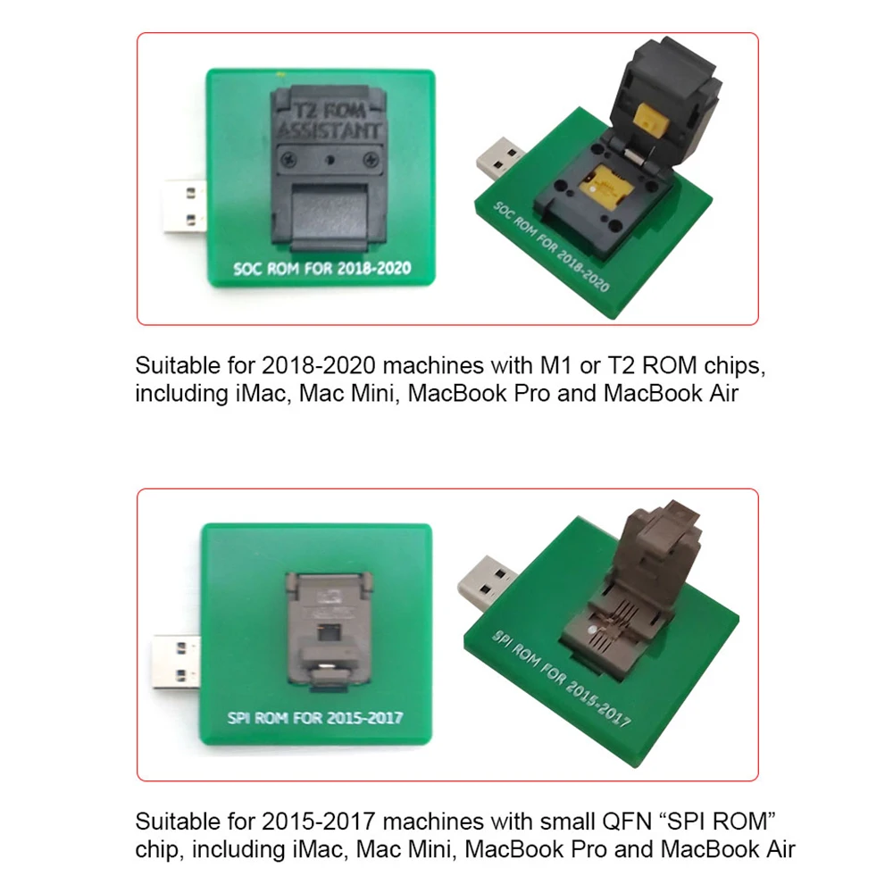 UFIX U-BOS2 For Remove EFI Lock Firmware Lock PIN Code Lock Of Macbook 2008-2017 with M1 or T2 ROM Chips BIOS Data Repair Tools