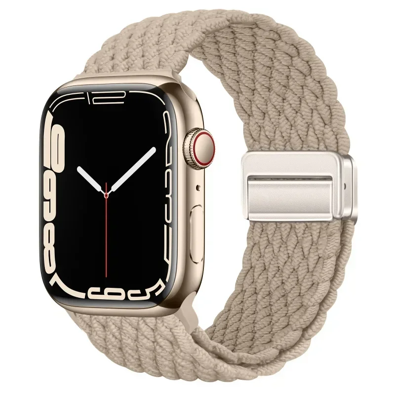 Nylon Braided Strap with Metal Magnetic Clasp