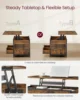 Lift Top Coffee Table with Storage Drawers, Coffee Table for Living Room with Lifting Top, Hidden Compartments and Open Shelf 6