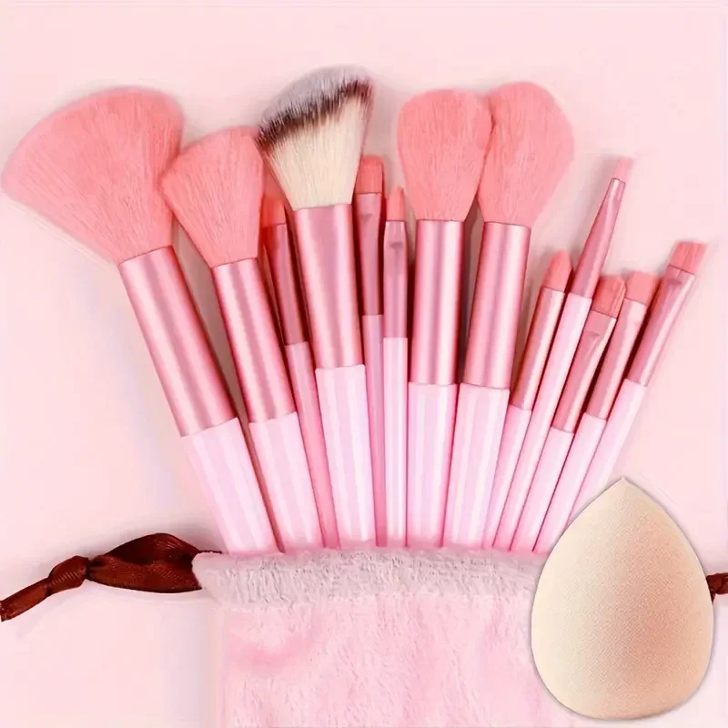 Ensemble de pinceaux de maquillage, doux et moelleux, pinceau professionnel pour fond de teint, pinceau de maquillage multi-styles pour estomper les couleurs, outils de beauté