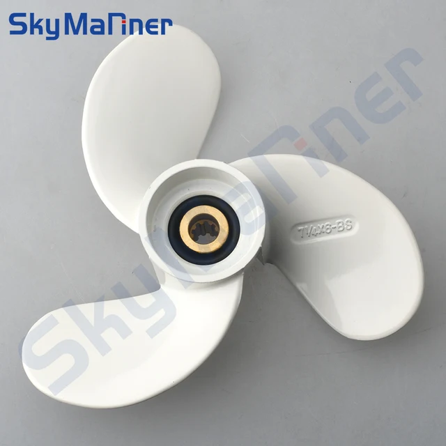 Luxuypon Hélices électriques De Bateau 12 V Pour Moteur Hors-bord Pour Hangkai Fit Pour Haibo ET45L ET55L ET65L