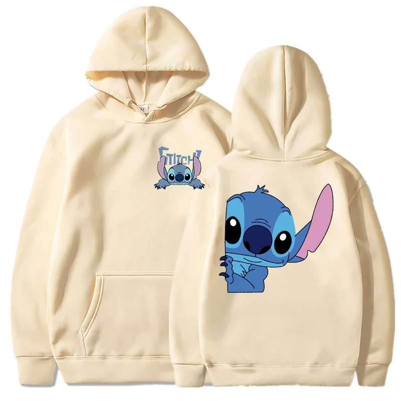 thumbnail image 1 of Sudadera con capucha de Disney Stitch para mujer, ropa de calle Harajuku, bonita sudadera de Anime, ropa de calle de Manga, Unisex, 1 of 5