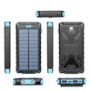 100000mAh Large Capacity New Solar Portable Power Bank Outdoor Compass External Battery Flashlight For Xiaomi iPhone Samsung 6