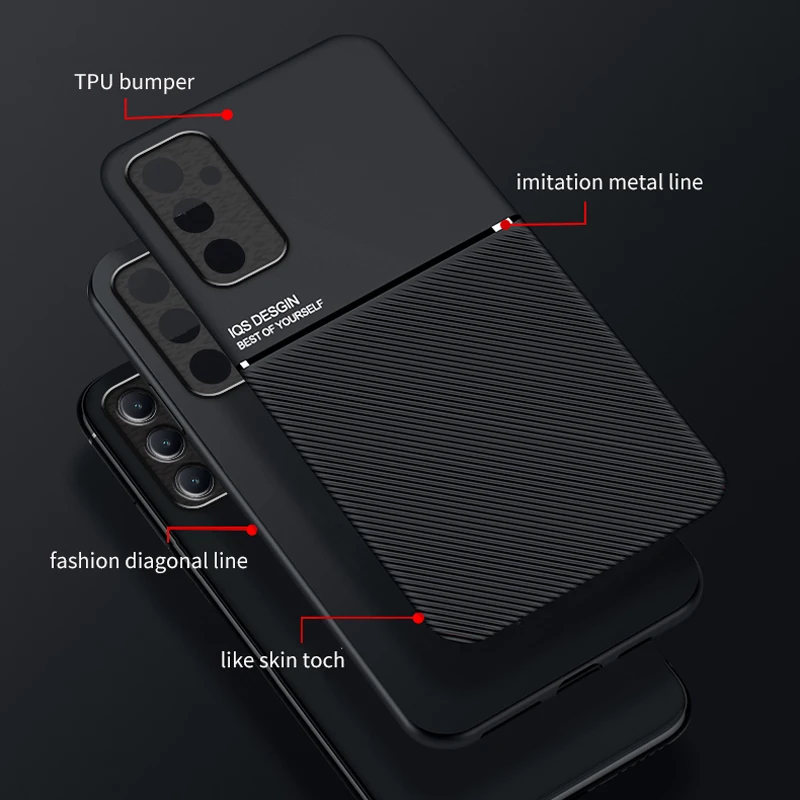Leather Car Case For Samsung Galaxy A54 A34 A33 A14 A52 5G A51 A71 4G A50 S23 S22 S21 Ultra Plus S10E S10 S9 S8 Note 10_voghion.com